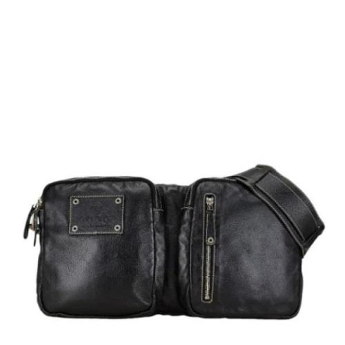 Pre-owned Leather gucci-bags Gucci Vintage , Black , Dames