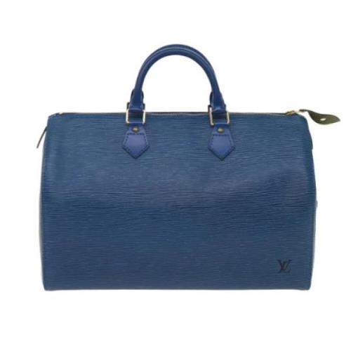 Pre-owned Leather louis-vuitton-bags Louis Vuitton Vintage , Blue , Da...