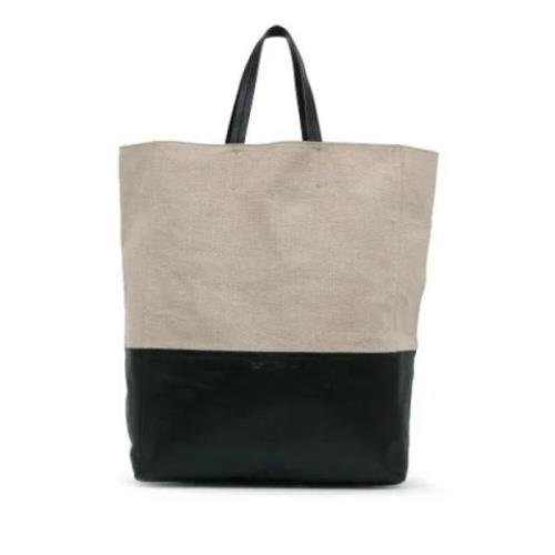 Pre-owned Canvas totes Celine Vintage , Beige , Dames