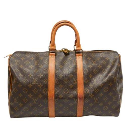 Pre-owned Canvas louis-vuitton-bags Louis Vuitton Vintage , Brown , Da...