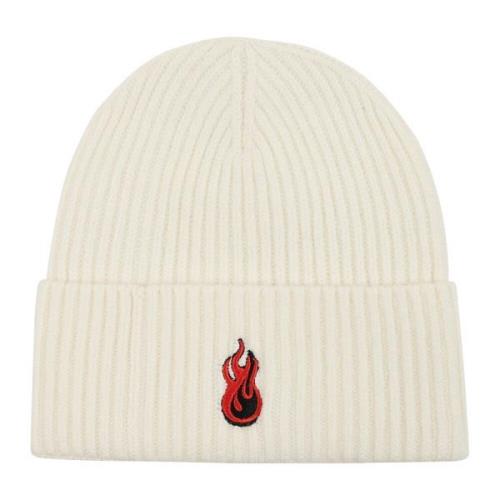 Offwhite Beanie Muts Vision OF Super , White , Heren