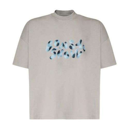 Grijze Katoenen T-shirt met Logo Bonsai , Gray , Heren