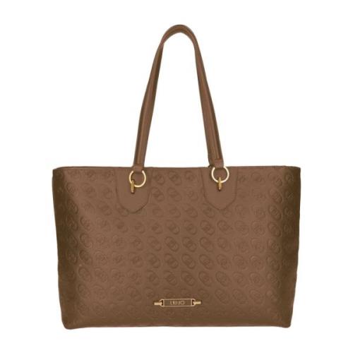 ECS M Tote Tas Liu Jo , Beige , Dames