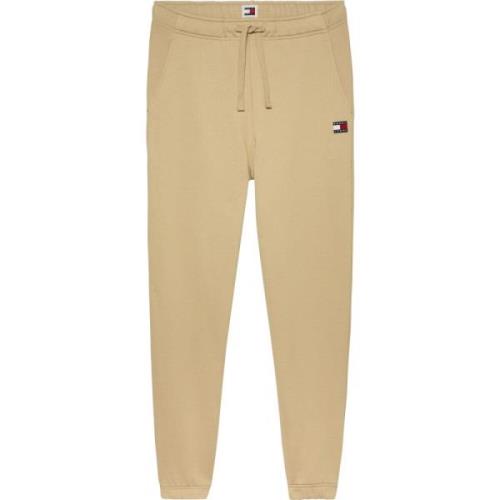 Beige Broek Regular Fit Elastische Taille Tommy Jeans , Beige , Heren