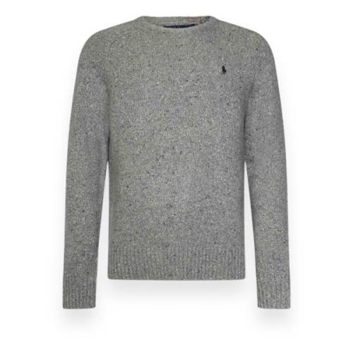 Donegal Pullover Sweater Polo Ralph Lauren , Gray , Heren