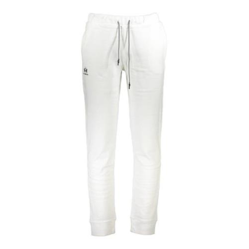 Sportieve Elastische Taillebroek met Print La Martina , White , Heren