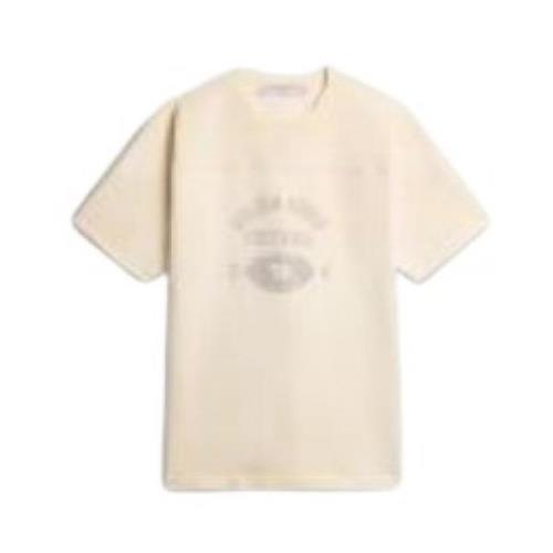 Stijlvolle T-shirts en Polos Golden Goose , Beige , Heren