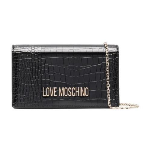 Clutches Love Moschino , Black , Dames