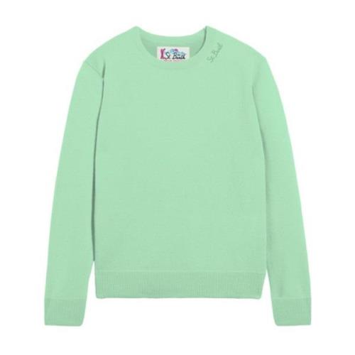 Groene Sweaters voor Mannen MC2 Saint Barth , Green , Dames