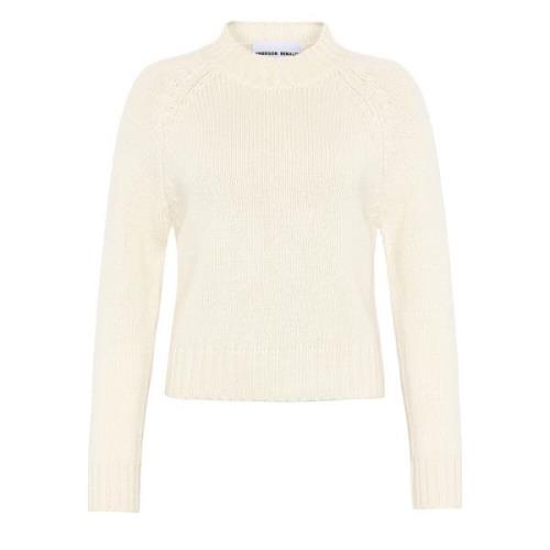 Kasjmier Ivoor Crew Neck Sweater Emerson Renaldi , White , Dames