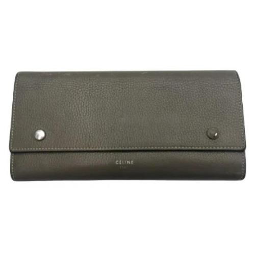 Pre-owned Leather wallets Celine Vintage , Black , Heren