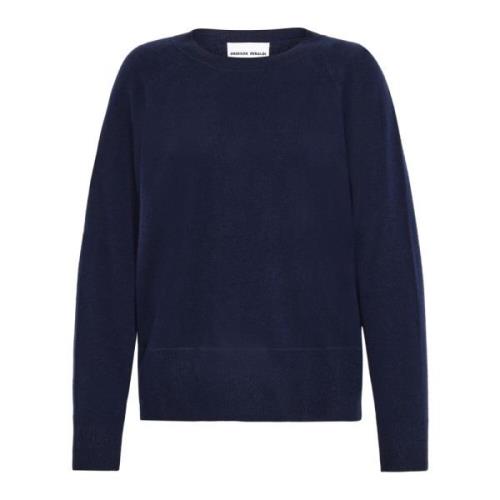 Kasjmier Raglan Trui in Donkerblauw Emerson Renaldi , Blue , Dames