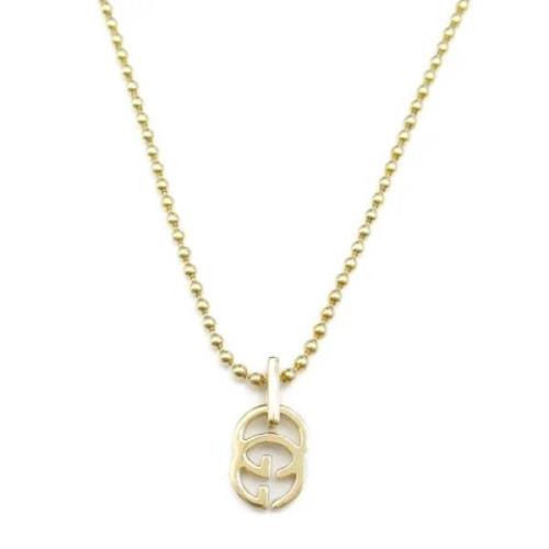 Pre-owned Yellow Gold necklaces Gucci Vintage , Yellow , Dames