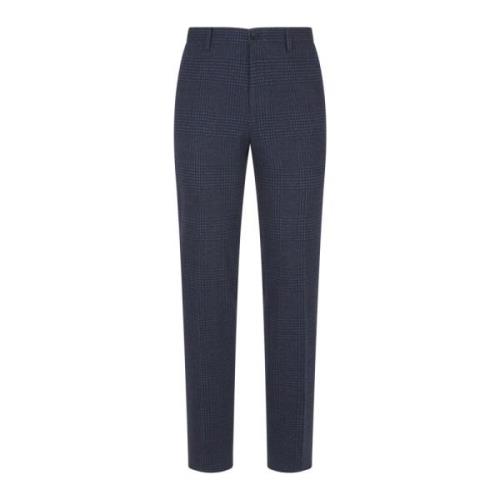 Blauwe Roma Broek Etro , Blue , Heren