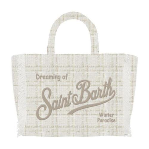 Stijlvolle Tassen Collectie MC2 Saint Barth , White , Dames