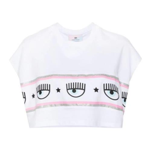 T-shirts en Polos Chiara Ferragni Collection , White , Dames