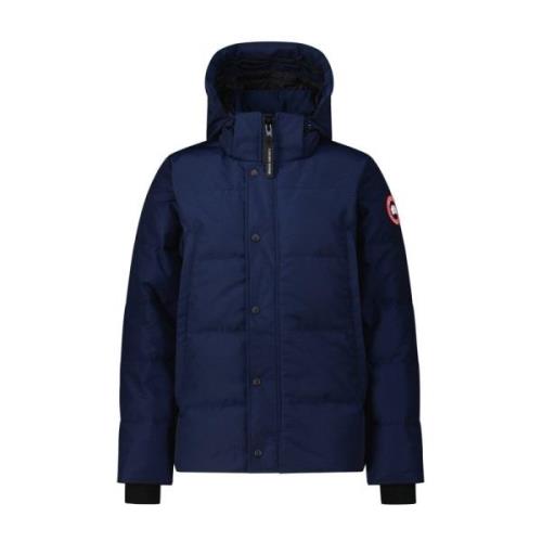 Donsjack met rugzakbanden Canada Goose , Blue , Heren