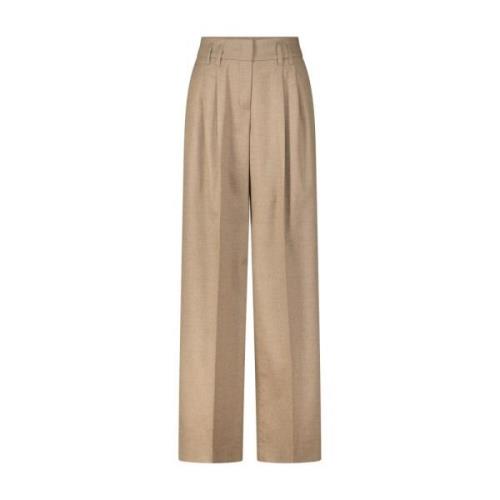 Mayla Wijde Stoffen Broek Raffaello Rossi , Brown , Dames