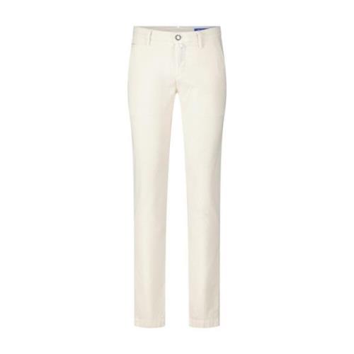 Slimme Corduroy Broek met Kasjmier Jacob Cohën , Beige , Heren