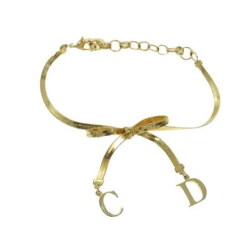 Pre-owned Metal dior-jewelry Dior Vintage , Yellow , Dames