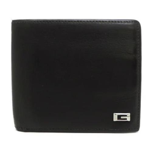 Pre-owned Leather wallets Gucci Vintage , Black , Dames