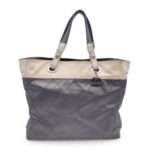 Pre-owned Canvas chanel-bags Chanel Vintage , Gray , Dames