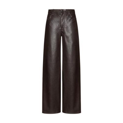 Nep lederen broek voor elke gelegenheid Rag & Bone , Brown , Dames