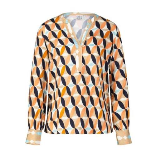 Kleurrijk Geometrisch Blouse Shirt Emily Van den Bergh , Multicolor , ...