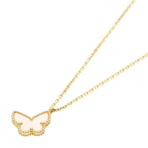 Pre-owned Yellow Gold necklaces Van Cleef & Arpels Pre-owned , Yellow ...