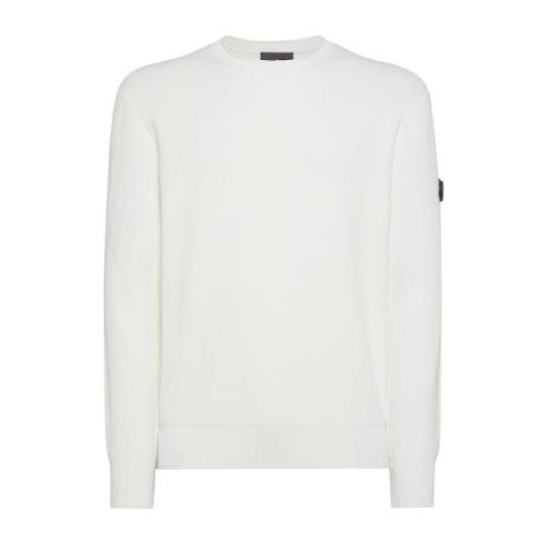 Witte Crewneck Sweater Peuterey , White , Heren