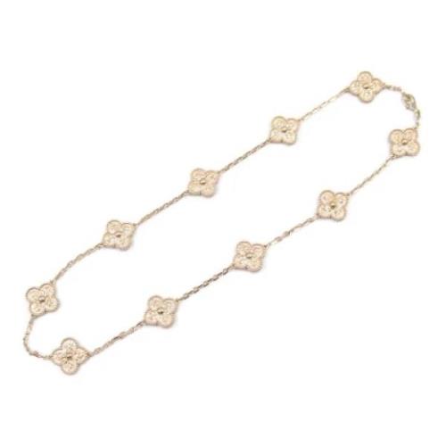 Pre-owned Rose Gold necklaces Van Cleef & Arpels Pre-owned , Yellow , ...