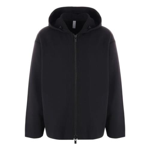 Zwarte Rib Hoodie Jas Cfcl , Black , Heren