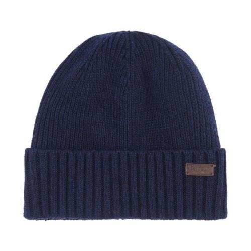 Navy Carlton Beanie Hoed Barbour , Blue , Heren