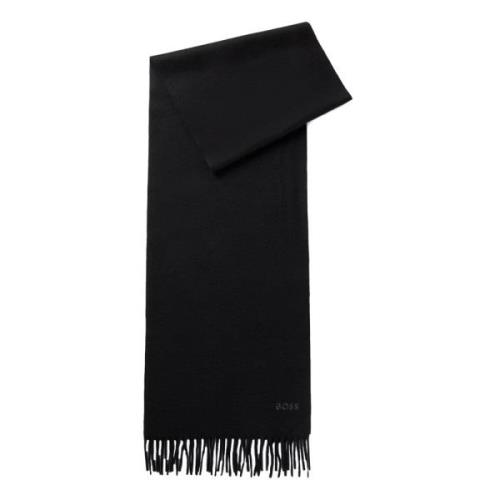 Zwarte Sjaal Scottas Hugo Boss , Black , Heren