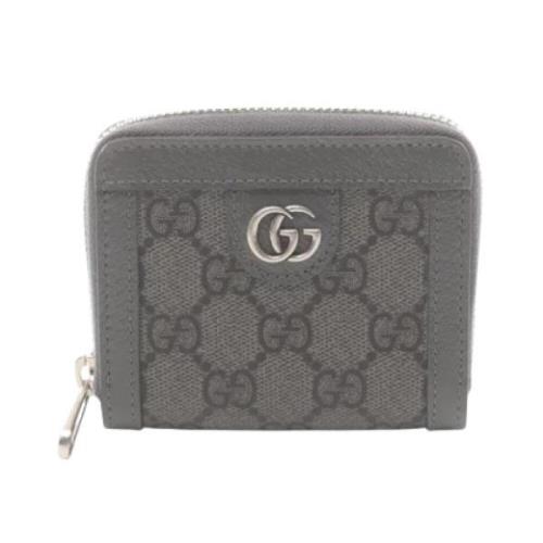 Pre-owned Fabric wallets Gucci Vintage , Gray , Heren