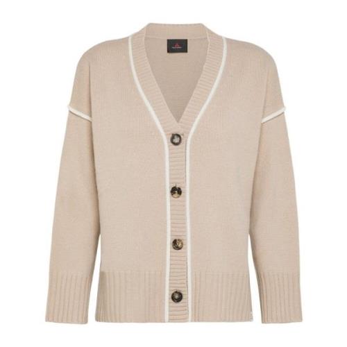 Wollen Cardigan voor Stijlvolle Look Peuterey , Beige , Dames