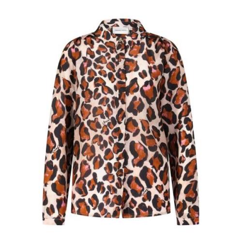 Blouse met Animal-Print, Elegant en veelzijdig Fabienne Chapot , Multi...