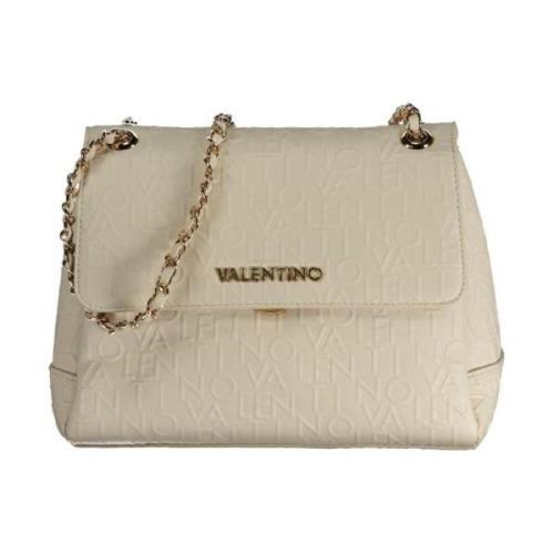 Witte Polyethyleen Handtas met Kettinghandvatten Valentino by Mario Va...