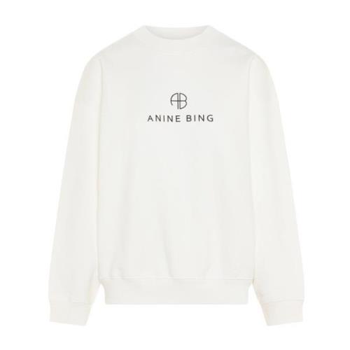 Jaci Sweatshirt Anine Bing , White , Dames