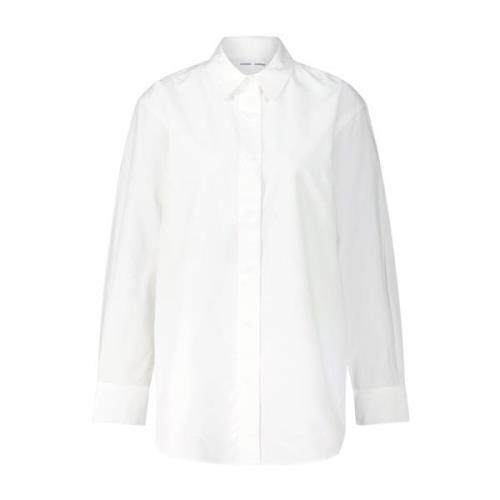 Klassieke Overhemdblouse Salovar Samsøe Samsøe , White , Dames