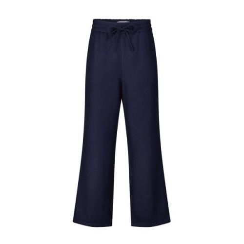 Casual broek van zuivere wol Ami Paris , Blue , Heren