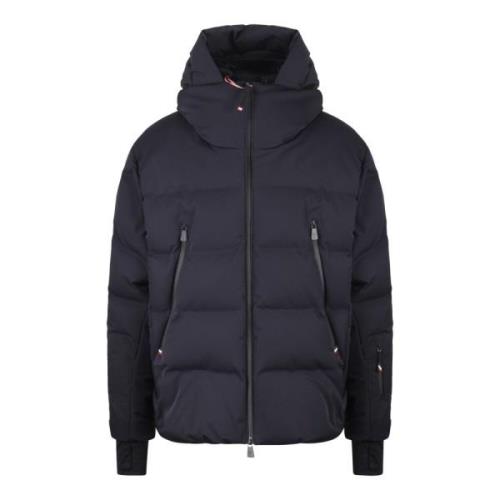 Warme Donsjas voor Winterweer Moncler , Black , Heren