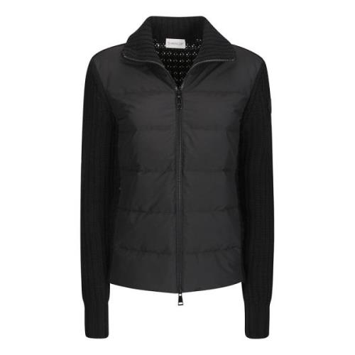 Stijlvolle Cardigan Jeans voor Mannen Moncler , Black , Dames