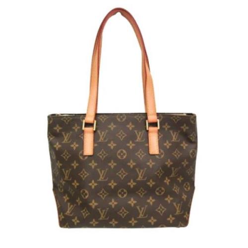 Pre-owned Canvas totes Louis Vuitton Vintage , Brown , Dames