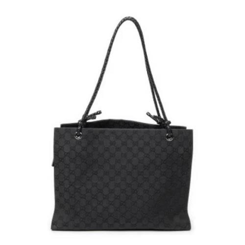 Pre-owned Canvas shoulder-bags Gucci Vintage , Black , Dames