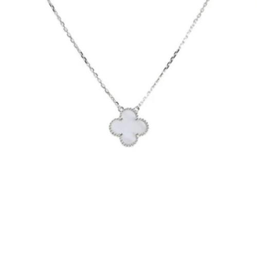 Pre-owned White Gold necklaces Van Cleef & Arpels Pre-owned , Gray , D...