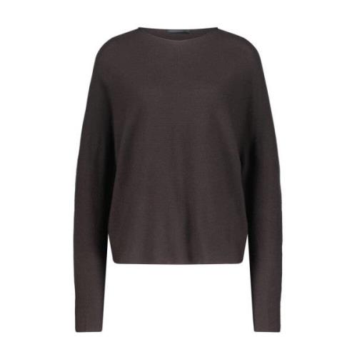 Casual Gebreide Trui Melise Drykorn , Brown , Dames