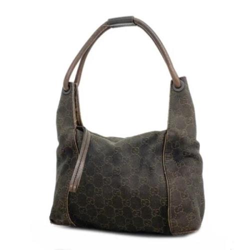 Pre-owned Canvas gucci-bags Gucci Vintage , Brown , Dames