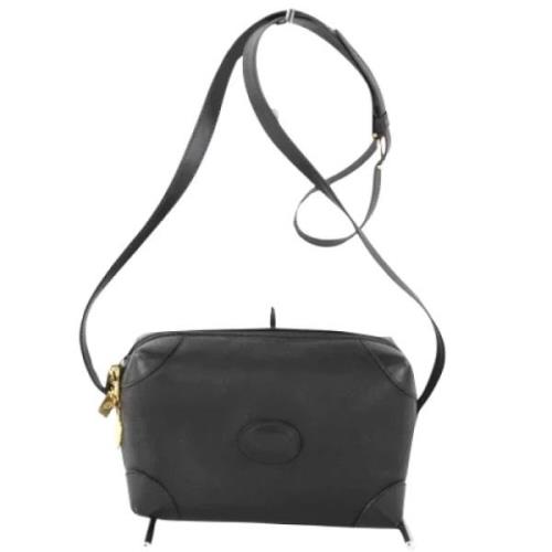 Pre-owned Leather gucci-bags Gucci Vintage , Black , Dames