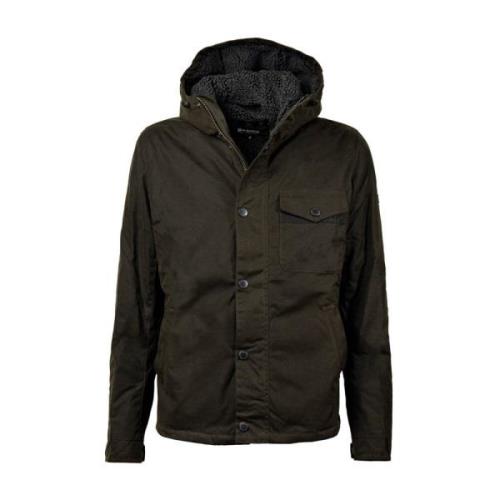 Olijfgroene Kevlar Wax Jas Barbour , Green , Heren